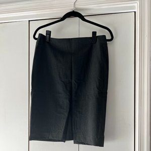 EUC - Loft Pencil Skirt - Charcoal Grey - Size 8
